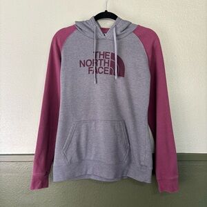 The North Face Gray & Maroon Half Dome Hoodie Size Medium